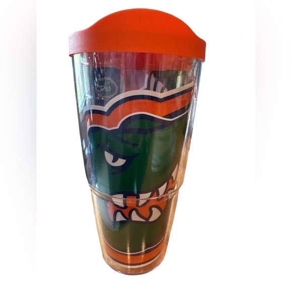 EUC Florida GATORS Insulated TERVIS Drinking Tumbler 24 oz Cup Lid Team Merch - Picture 1 of 4